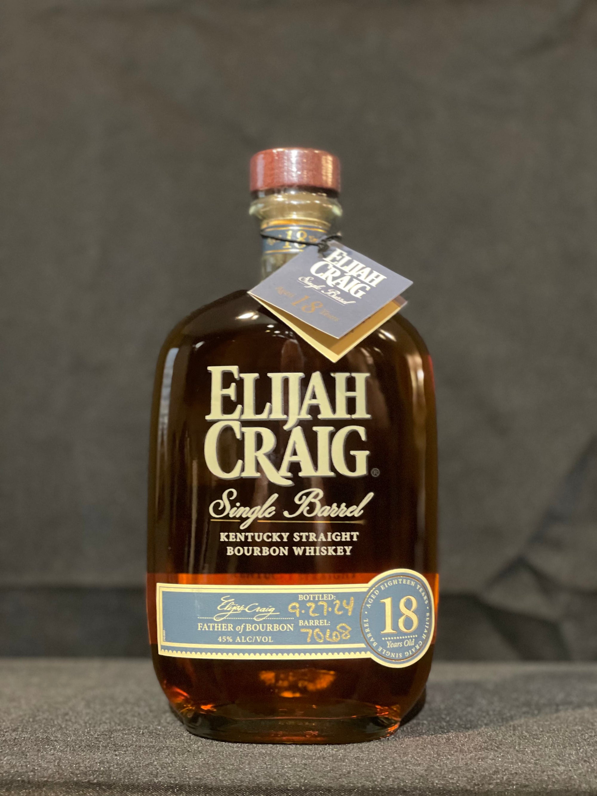 Elijah Craig Single Barrel 18