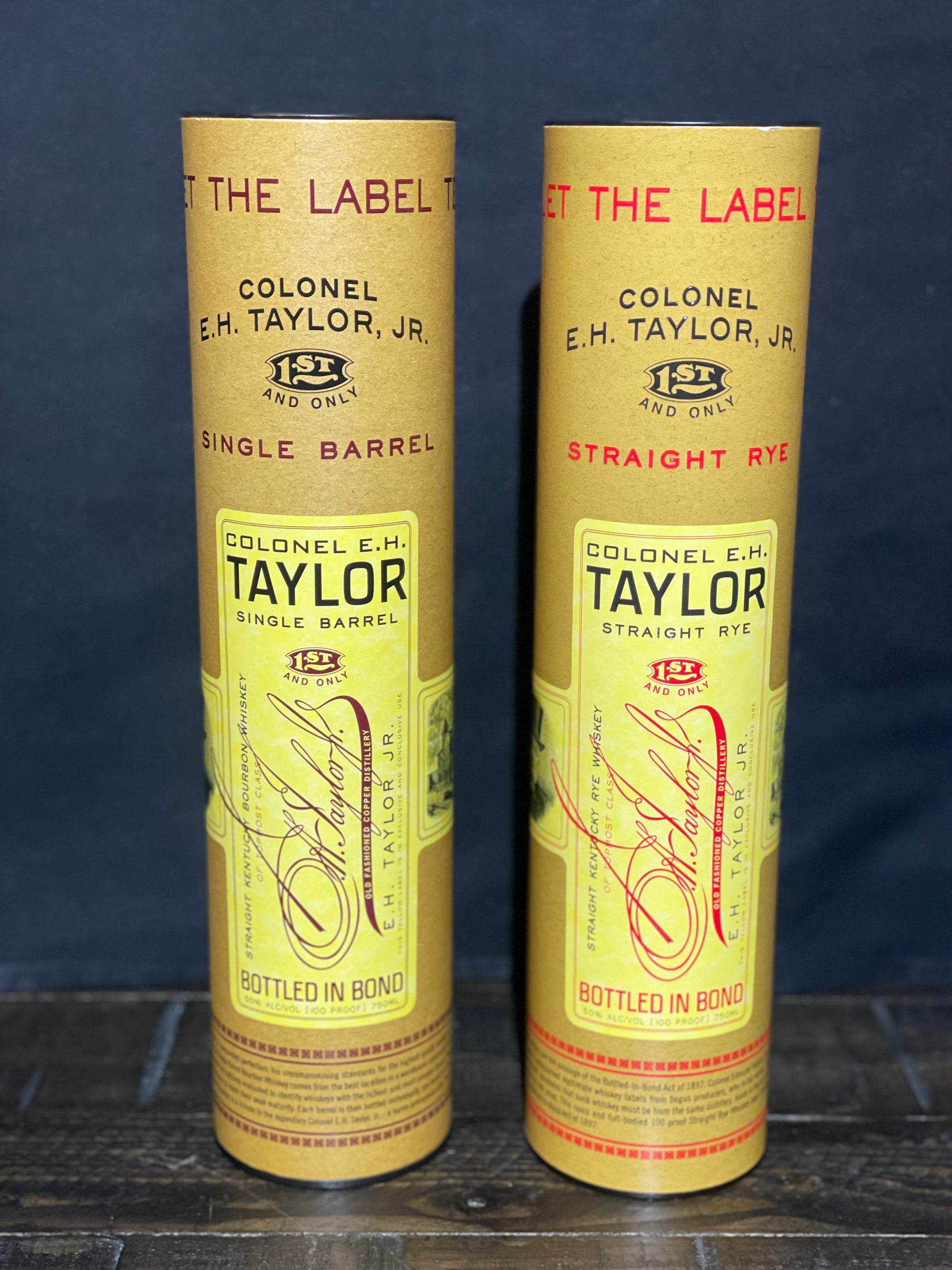 EHT Single Barrel + Straight Rye